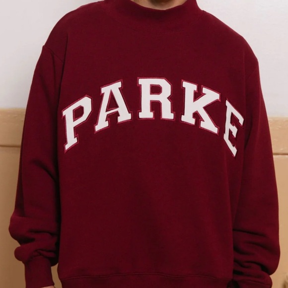 Parke Tops - NWT PARKE Back To School Varsity Mockneck L/XL